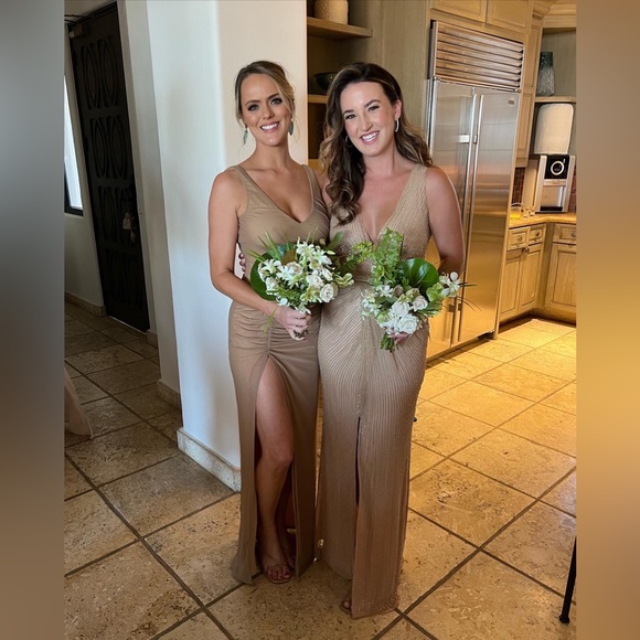 PARKER NYC beaded gown - Picture 3 of 10